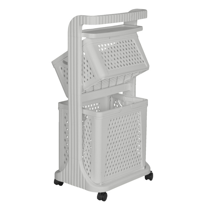 Plasttrolley m/aftagelige kurve - REN